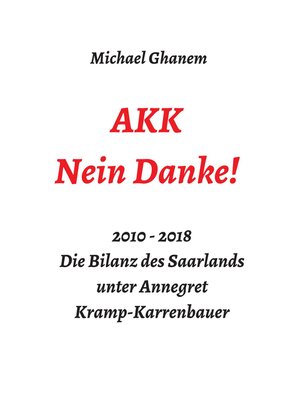 cover image of AKK--Nein Danke!